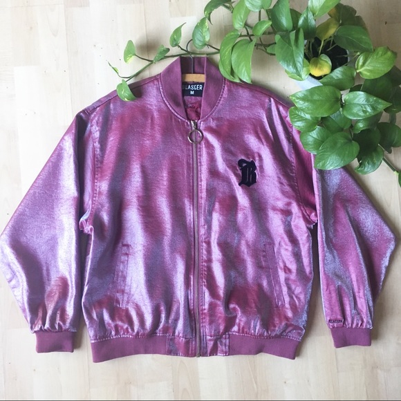 BEASTER Ghost Face Iridescent Shimmer Bomber S - Picture 4 of 8